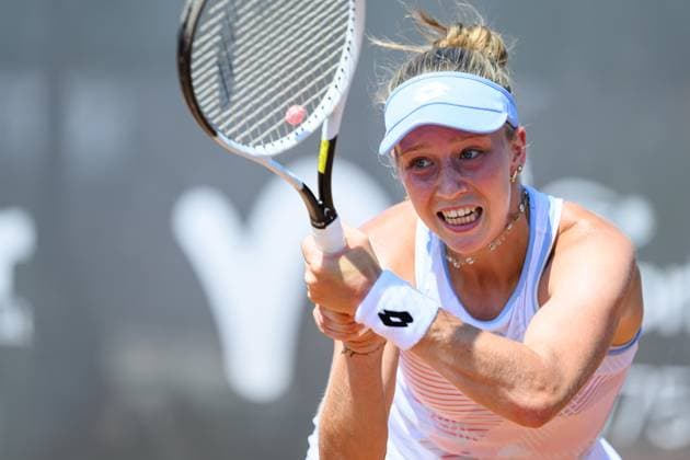 TENNIS - WTA, Tennis Damen Ladies Open Amstetten AMSTETTEN,AUSTRIA,10.AUG.25 - TENNIS - ITF World Tennis Tour, Ladies Open Amstetten. Image shows Sinja Kraus (AUT).  GEPAxpictures xChristianxMoser