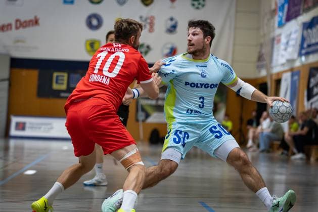 IHC 2025 VfL Gummersbach vs Kolstad IL 10 08 25 Magnus Søndena Nr 10, Kolstad IL vs Joao Pedro Vinhas da Silva Gomes Nr 03, VfL Gummersbach IHC 2025 VfL Gummersbach vs Kolstad IL, KGS Sporthalle on 10 08 25 Copyright: xBEAUTIFULxSPORTS MarioxM.xKobergx