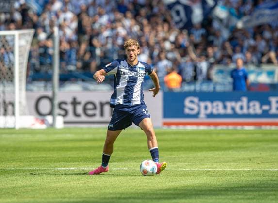 Soccer, Men, Season 2025 2026, 2 Bundesliga 2 Matchday , Hertha BSC Karlsruher SC, Marton Dardai Hertha BSC , 10 08 2025, Copyright: xSebastianxRäppold MatthiasxKochx