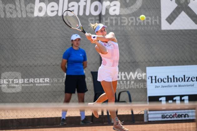 TENNIS - WTA, Tennis Damen Ladies Open Amstetten AMSTETTEN,AUSTRIA,10.AUG.25 - TENNIS - ITF World Tennis Tour, Ladies Open Amstetten. Image shows Sinja Kraus (AUT).  GEPAxpictures xChristianxMoser