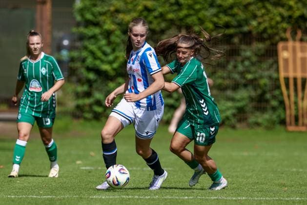 Football, Women, Test match, SV Werder Bremen - SC Heerenveen
