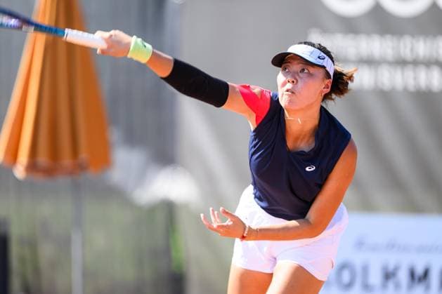 TENNIS - WTA, Tennis Damen Ladies Open Amstetten AMSTETTEN,AUSTRIA,10.AUG.25 - TENNIS - ITF World Tennis Tour, Ladies Open Amstetten. Image shows Shuo Feng (CHN).  GEPAxpictures xChristianxMoser