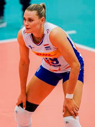 2025-08-10 Netherlands v Germany - Friendly WIJCHEN, NETHERLANDS - AUGUST 10: Nika Daalderop of The Netherlands during the Friendly match between Netherlands and Germany at Sportcentrum Arcus on August 10, 2025 in Wijchen, Netherlands. Wijchen Sportcentrum Arcus Netherlands Content not available for redistribution in The Netherlands directly or indirectly through any third parties. Copyright: xAndrexWeeningx