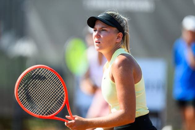 TENNIS - WTA, Tennis Damen Ladies Open Amstetten AMSTETTEN,AUSTRIA,10.AUG.25 - TENNIS - ITF World Tennis Tour, Ladies Open Amstetten. Image shows Nika Radisic (SLO).  GEPAxpictures xChristianxMoser