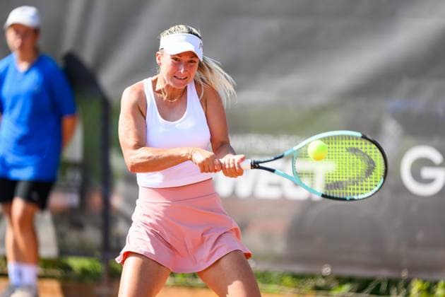 TENNIS - WTA, Tennis Damen Ladies Open Amstetten AMSTETTEN,AUSTRIA,10.AUG.25 - TENNIS - ITF World Tennis Tour, Ladies Open Amstetten. Image shows Dalila Jakupovic (SLO).  GEPAxpictures xChristianxMoser