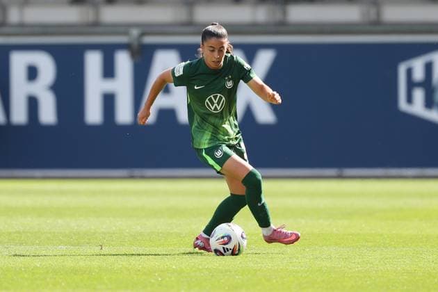 VfL Union Berlin, Women Wolfsburg, 10 08 2025, FOOTBALL VfL Wolfsburg vs Union Berlin, Test match, Season 2025 26 Kessya Bussy VfL Wolfsburg Wolfsburg