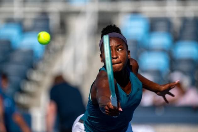 Sport Bilder des Tages Cincinnati Open: Coco Gauff Practice On Center Court Coco Gauff practices on Center Court prior to her second-round match at the Cincinnati Open in Mason, Ohio, on August 10, 2025. Mason United States  Copyright: xJasonxWhitmanx originalFilename:whitman-cincinna250810_np4Hb.jpg