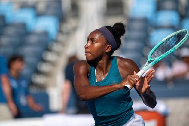 Cincinnati Open: Coco Gauff Practice On Center Court Coco Gauff practices on Center Court prior to her second-round match at the Cincinnati Open in Mason, Ohio, on August 10, 2025. Mason United States  Copyright: xJasonxWhitmanx originalFilename:whitman-cincinna250810_npj4V.jpg