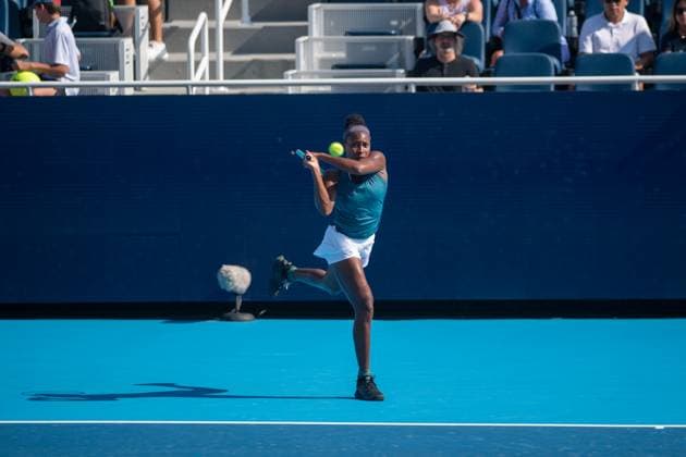 Cincinnati Open: Coco Gauff Practice On Center Court Coco Gauff practices on Center Court prior to her second-round match at the Cincinnati Open in Mason, Ohio, on August 10, 2025. Mason United States  Copyright: xJasonxWhitmanx originalFilename:whitman-cincinna250810_npFvz.jpg