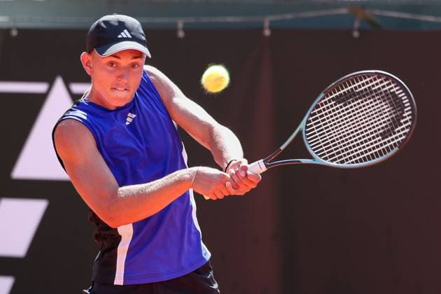 Justin Engel GER , TC Grosshesselohe Herren Bundesliga Tennis Herren Bundesliga Tennis TC Grosshesselohe Grosshesselohe Munich Bavaria Germany 10 August 2025 Copyright: xJuergenxHasenkopfx