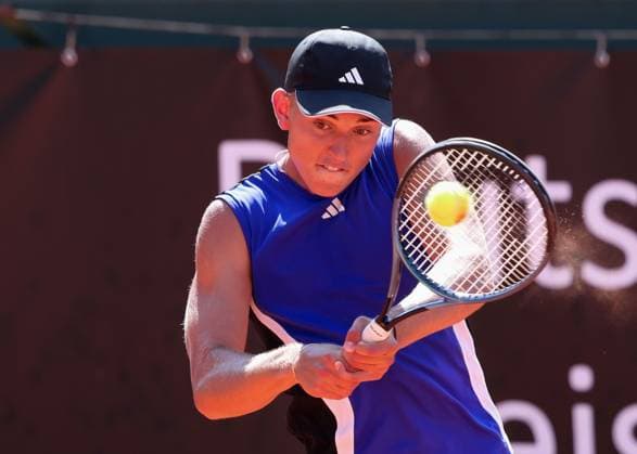 Justin Engel GER , TC Grosshesselohe Herren Bundesliga Tennis Herren Bundesliga Tennis TC Grosshesselohe Grosshesselohe Munich Bavaria Germany 10 August 2025 Copyright: xJuergenxHasenkopfx