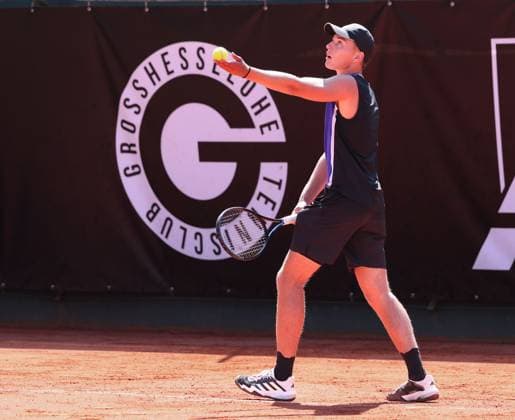Justin Engel GER , TC Grosshesselohe Herren Bundesliga Tennis Herren Bundesliga Tennis TC Grosshesselohe Grosshesselohe Munich Bavaria Germany 10 August 2025 Copyright: xJuergenxHasenkopfx