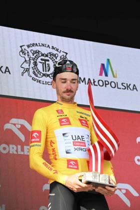 10-08-2025 Tour De Pologne; Tappa 07 Wieliczka - Wieliczka; 2025, Uae Team Emirates - Xrg; Mcnulty, Brandon; Wieliczka; 