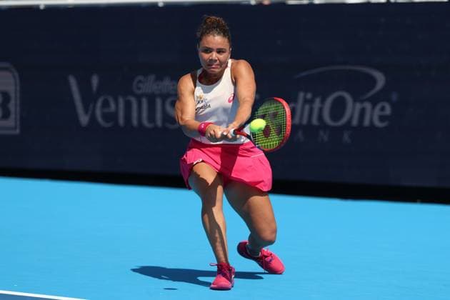 August 10, 2025, Mason, Ohio, United States: JASMINE PAOLINI of Italy during the match against M. Sakkari of Greece in the second round of the Cincinnati Open at the Lindner Family Tennis Center. Mason, Ohio. Mason United States - ZUMAc278 20250810_zsp_c278_012 Copyright: xMarcinxCholewinskix