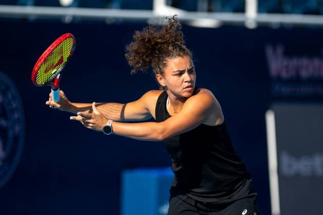 Cincinnati Open: Morning Sessions On Practice Courts Jasmine Paolini practices on Center Court prior to her second-round match at the Cincinnati Open in Mason, Ohio, on August 10, 2025. Mason Ohio United States  Copyright: xJasonxWhitmanx originalFilename:whitman-cincinna250810_npE0R.jpg