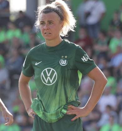 Lena Lattwein VfL Wolfsburg Football, Women, Season 2025 2026, 1 Liga, Google Pixel Women Bundesliga, VfL Wolfsburg vs Union Berlin, Season preparation, Test match, 0 2, Fanfest DFL REGULATIONS PROHIBIT ANY USE OF PHOTOGRAPHS AS IMAGE SEQUENCES AND OR QUASI VIDEO