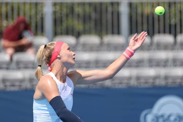 TENIS CINCINNATI OPEN 2025 10082025 N Z REBECCA SRAMKOVA (SLOWACJA) W TRAKCIE MECZU PRZECIWKO MAGDA LINETTE W DRUGIEJ RUNDZIE TURNIEJU WTA, Tennis Damen 1000 CINCINNATI OPEN MARCIN CHOLEWINSKI NEWSPIX.PL TENNIS WTA 1000 CINCINNATI OPEN 2025 10082025 REBECCA SRAMKOVA OF SLOVAKIA DURING THE MATCH AGAINST MAGDA LINETTE OF POLAND IN THE SECOND ROUND NEWSPIX.PL --- newspix.pl POLAND OUT! 