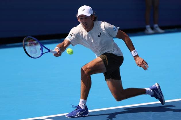 TENIS CINCINNATI OPEN 2025 10082025 N Z ALEX DE MINAUR (AUSTRALIA) W TRAKCIE MECZU PRZECIWKO REILLY OPELKA (USA) W DRUGIEJ RUNDZIE TURNIEJU WTA, Tennis Damen 1000 CINCINNATI OPEN MARCIN CHOLEWINSKI NEWSPIX.PL TENNIS WTA 1000 CINCINNATI OPEN 2025 10082025 ALEX DE MINAUR OF AUSTRALIA DURING THE MATCH AGAINST REILLY OPELKA OF USA IN THE SECOND ROUND NEWSPIX.PL --- newspix.pl POLAND OUT! 