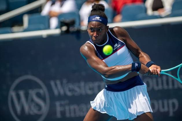 Cincinnati Open: Coco Gauff V Xinyu Wang Coco Gauff is seen during her second-round match at the Cincinnati Open in Mason, Ohio, on August 10, 2025. Mason United States  Copyright: xJasonxWhitmanx originalFilename:whitman-cincinna250810_npM00.jpg