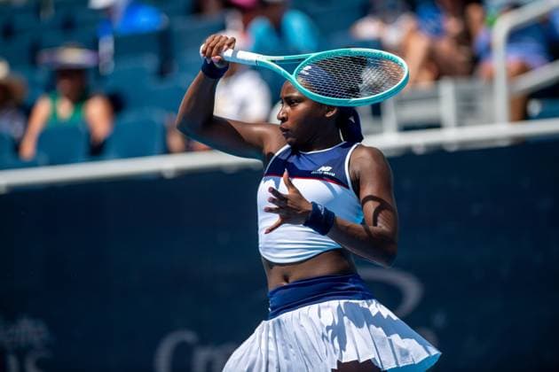 Cincinnati Open: Coco Gauff V Xinyu Wang Coco Gauff is seen during her second-round match at the Cincinnati Open in Mason, Ohio, on August 10, 2025. Mason United States  Copyright: xJasonxWhitmanx originalFilename:whitman-cincinna250810_npwHM.jpg