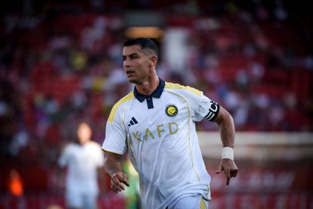ESP: UD Almeria v Al Nassr - Friendly Match ALMERIA, SPAIN - AUGUST 10: Cristiano Ronaldo of Al Nassr during the match between UD Almeria and Al Nassr of friendly match on August 10, 2025 at Power Horse Stadium in Almeria, Spain. (Photo by Samuel Carreno) Almeria Andalucia Andalucia Spain Copyright: xSamuelxCarrenox SAM_9694