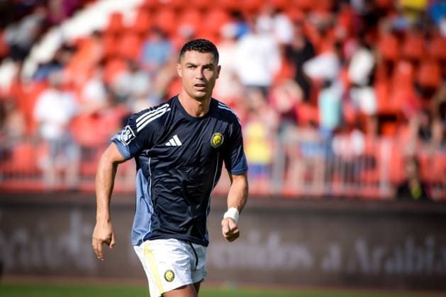 ESP: UD Almeria v Al Nassr - Friendly Match ALMERIA, SPAIN - AUGUST 10: Cristiano Ronaldo of Al Nassr during the match between UD Almeria and Al Nassr of friendly match on August 10, 2025 at Power Horse Stadium in Almeria, Spain. (Photo by Samuel Carreno) Almeria Andalucia Andalucia Spain Copyright: xSamuelxCarrenox SAM_9209