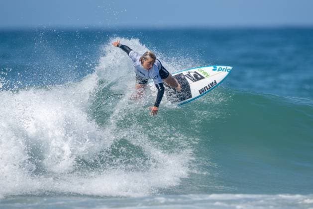 10 08 2025. Boardmasters Yolanda Hopkins (Portugal) during the 2025 Boardmasters at Fistral Beach, Newquay, United Kingdom on 10 August 2025. Newquay Fistral Beach Hampshire United Kingdom Editorial use only , Copyright: xStevexBaileyx PSI-22518-0085
