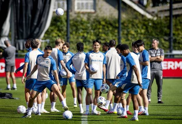 Football, CL, Feyenoord Rotterdam, Training
