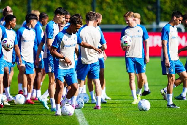 UEFA Champions League 2025-2026: training of Feyenoord Rotterdam - Goncalo Borges Player of Feyenoord Rotterdam during the training of Feyenoord in preparation of the UEFA Champions League qualification duel against Fenerbahce SK at Trainingscomplex 1908 on 11 August 2025 in Rotterdam, The Netherlands. (VK Sportphoto Danny de Groot) Copyright: xDannyxdexGrootx