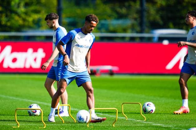 UEFA Champions League 2025-2026: training of Feyenoord Rotterdam - Goncalo Borges Player of Feyenoord Rotterdam during the training of Feyenoord in preparation of the UEFA Champions League qualification duel against Fenerbahce SK at Trainingscomplex 1908 on 11 August 2025 in Rotterdam, The Netherlands. (VK Sportphoto Danny de Groot) Copyright: xDannyxdexGrootx