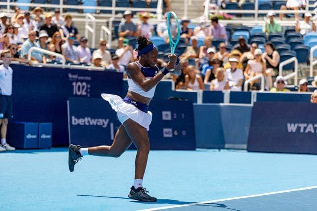 TENNIS : Tournoi de Cincinatti - 10 08 2025 TENNIS : Tournoi de Cincinatti - 10 08 2025 Coco Gauff, Usa, Tournoi de Cincinatti 2025, 32e de Finale  Copyright: xx