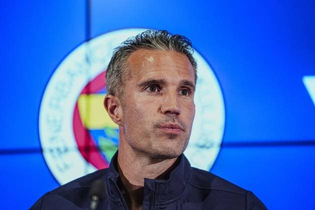 Ahead of Fenerbahce v Feyenoord - UEFA Champions League ISTANBUL, TURKIYE - AUGUST 11: Head coach Robin van Persie of Feyenoord and player Sem Steijn hold a press conference, PK, Pressekonferenz ahead of UEFA Champions League third qualifying round second leg football match against Feyenoord in Istanbul, Turkiye on August 11, 2025. Agit Erdi Ulukaya Anadolu Istanbul Turkey. Editorial use only. Please get in touch for any other usage.  Copyright: x2025xAnadoluxAgitxErdixUlukayax