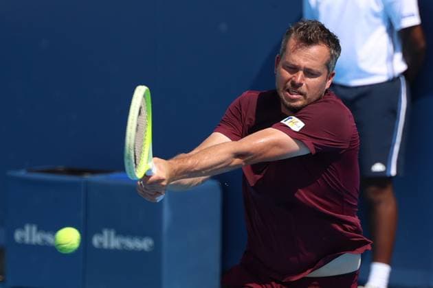 TENIS CINCINNATI OPEN 2025 11082025 N Z ADAM PAVLASEK (CZECHY) W TRAKCIE MECZU 1 16 FINALU GRY PODWOJNEJ TURNIEJU CINCINNATI OPEN MARCIN CHOLEWINSKI NEWSPIX.PL TENNIS WTA, Tennis Damen 1000 CINCINNATI OPEN 2025 11082025 ADAM PAVLASEK (CZECH REPUBLIC) DURING THE MATCH IN THE 1 16 FINAL OF DOUBLE NEWSPIX.PL --- newspix.pl POLAND OUT! 