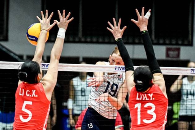 Volleyball, Women, U21 World Championship, China - USA