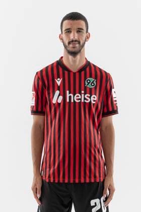Waniss Taibi Hannover 96 , 2 BL GER, Hannover 96 Porträttermin 2025 2026 Taïbi Football, GER Football 2 BL Bundesliga 2025 2026 Porträttermin Hannover96