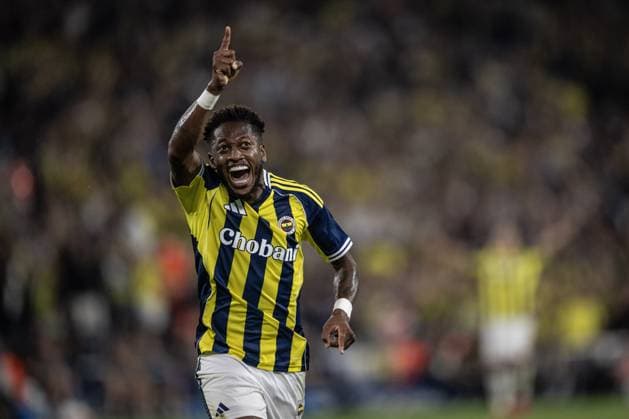 Fenerbahce v Feyenoord - UEFA Champions League ISTANBUL, TURKIYE - AUGUST 12: Fred of Fenerbahce celebrates after scoring a goal during the UEFA Champions League third qualifying round second-leg football match between Fenerbahce and Feyenoord at Chobani Stadium in Istanbul, Turkiye on August 12, 2025. Sebnem Coskun Anadolu Istanbul Turkey. Editorial use only. Please get in touch for any other usage.  Copyright: x2025xAnadoluxSebnemxCoskunx