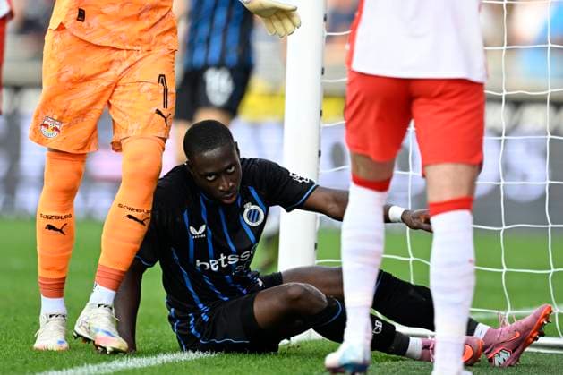 Club Brugge v Salzburg - UEFA Champions League BRUGGE, BELGIUM - AUGUST 12 : Forbs Carlos forward of Club Brugge in action during the UEFA Champions League 2025 26 third qualifying round second leg between Club Brugge and Salzburg on August 12, 2025 in Brugge, Belgium, 12 08 2025 Brugge Belgium  Copyright: xJanxDexMeuleneirx