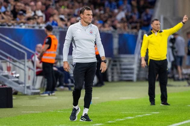 SLOVAN BRATISLAVA - KAIRAT ALMATY Assistant coach of Slovan Boris Kitka during third qualifying round of UEFA Champions League football match between SK Slovan Bratislava and Kairat Almaty. Bratislava, Slovakia, August 12, 2025. Copyright: xx 080A4539
