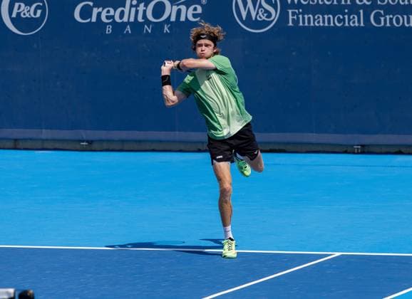 TENNIS : Tournoi de Cincinatti - 12 08 2025 Andrei Rublev, Russie, Tournoi de Cincinatti 2025, 16e de Finale  Copyright: xx