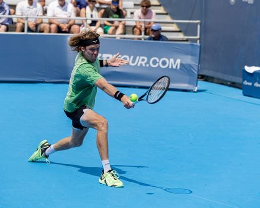 TENNIS : Tournoi de Cincinatti - 12 08 2025 Andrei Rublev, Russie, Tournoi de Cincinatti 2025, 16e de Finale  Copyright: xx