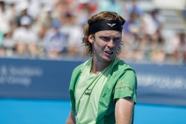 TENNIS : Tournoi de Cincinatti - 12 08 2025 Andrei Rublev, Russie, Tournoi de Cincinatti 2025, 16e de Finale  Copyright: xx