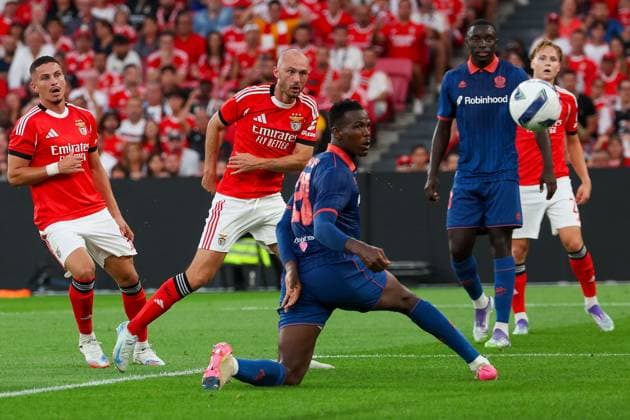 Football, CL Qualifier, Benfica Lisbon - OGC Nice