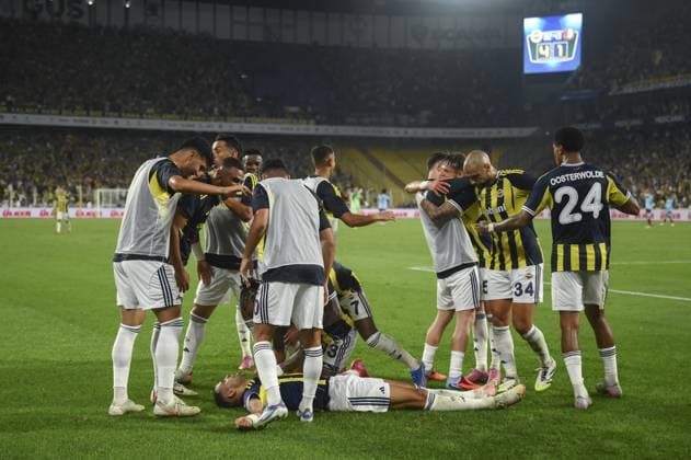 Fenerbahce v Feyenoord - UEFA Champions League ISTANBUL, TURKIYE - AUGUST 12: Youssef En-Nesyri of Fenerbahce celebrates after scoring a goal during the UEFA Champions League third qualifying round second-leg football match between Fenerbahce and Feyenoord at Chobani Stadium in Istanbul, Turkiye on August 12, 2025. Arif Hudaverdi Yaman Anadolu Istanbul Turkey. Editorial use only. Please get in touch for any other usage.  Copyright: x2025xAnadoluxArifxHudaverdixYamanx