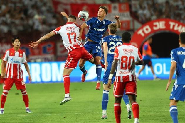BELGRAD 12.08.2025 MECZ III RUNDA ELIMINACYJNA LIGA MISTRZOW SEZON 2025 26: FK CRVENA ZVEZDA BELGRAD - LECH POZNAN --- UEFA CHAMPIONS LEAGUE THIRD QUALIFYING ROUND MATCH: RED STAR BELGRADE - LECH POZNAN NZ LEO BENGTSSON BRUNO DUARTE FOT. PATRYK PINDRAL 400MM.PL NEWSPIX.PL --- newspix.pl 