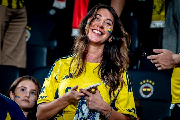 Supporters of Fenerbahce SK during the match Fenerbahce Feyenoord at the Åžükrü SaracoÄülu Spor Kompleksi for the Champions League Third qualifying round 2nd leg season 2025 2026 in ISTANBUL, Turkey on 10 august 2025, photo by Marcel van Dorst EYE4images DeFodi Images