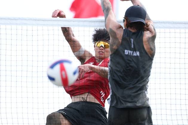 Taito Mizumachi, AUGUST 13, 2025 - Beach volleyball, Beachvolleyball : The 39th Beach Volley Japan, Men s Final at Kugenuma beach, Kanagawa, Japan. Noxthirdxpartyxsales  aflo_300048906