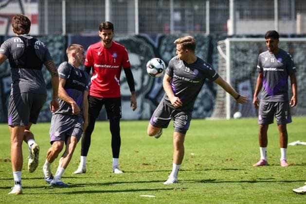 Football, CL-Quali, FK Austria Wien, Training
