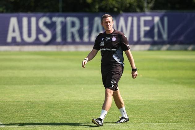 SOCCER - UEFA ECL, A.Wien vs Ostrava VIENNA,AUSTRIA,13.AUG.25 - SOCCER - UEFA Conference League, qualification, FK Austria Wien vs Banik Ostrava, preview, training A.Wien. Image shows assistant coach Christian Wegleitner (A.Wien).  GEPAxpictures xArminxRauthner