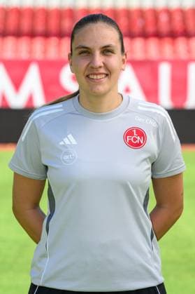 12 08 2025 1 FC Nürnberg FCN Club Clubfrauen 1 Google Pixel Women Soccer Bundesliga BL Season 2025 2026 Photo appointment Portrait appointment Presentation Press appointment Single photo Single photo Portrait Portrait Headshot Laura Lücker Team manager
