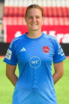 12 08 2025 1 FC Nürnberg FCN Club Clubfrauen 1 Google Pixel Women Soccer Bundesliga BL Season 2025 2026 Photo appointment Portrait appointment Presentation Press appointment Single photo Single photo Portrait Portrait Headshot Kristin Krammer 1